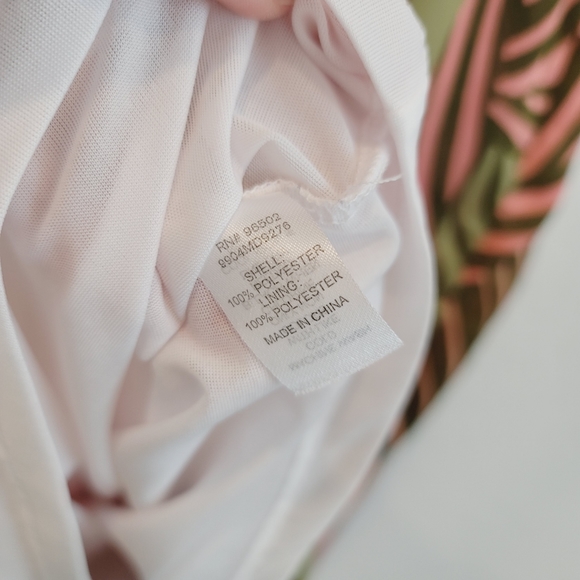 C Cold Shoulder Plant Print Dress Size Small - Picture 8 of 15